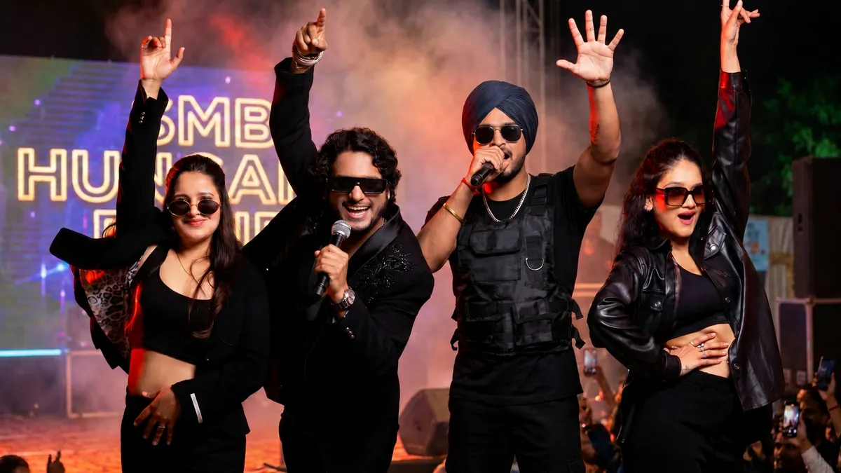 SMB Hungama Band live performance — Bollywood wedding band India